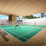 Badminton court