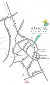 Harmoni location map