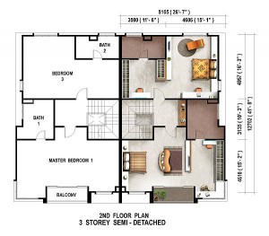 floor-plan-3-storey-semi-detached-caribea-second-floor