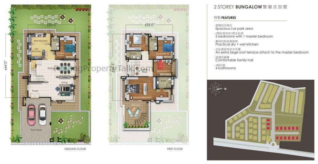 2 Storey Bungalow Floorplan Penang Property Talk