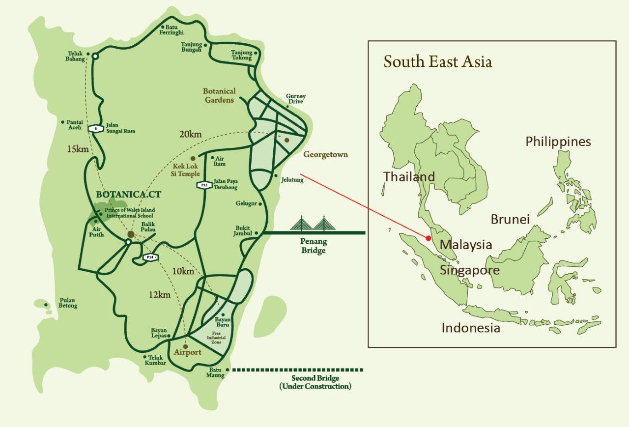 penang-map | Penang Property Talk