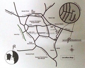 jernih-residence-location-map