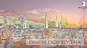 Enjoying the sunset at Harbourside on Seri Tanjung Pinang Phase 2