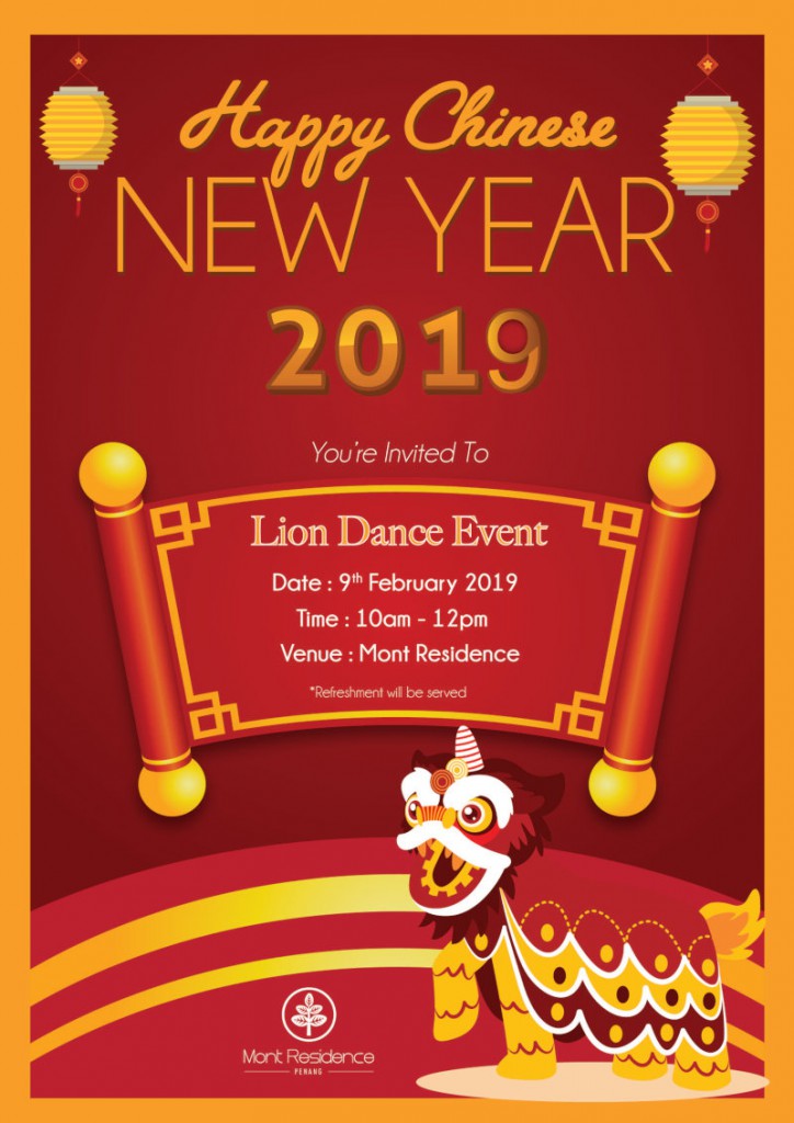 Lion Dance Event @ Mont Residence, Tanjung Tokong