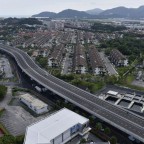 Brief caption:  P10 flyover at Jalan Permatang Damar Laut, Penang..

Pix by Gary Chen/ The Star/ 6 July 2018.