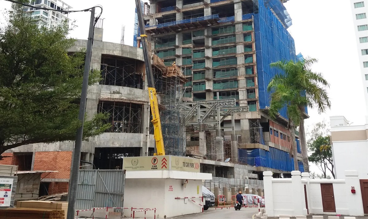 Site Progress Marriott Residences March 2021 Penang Property Talk