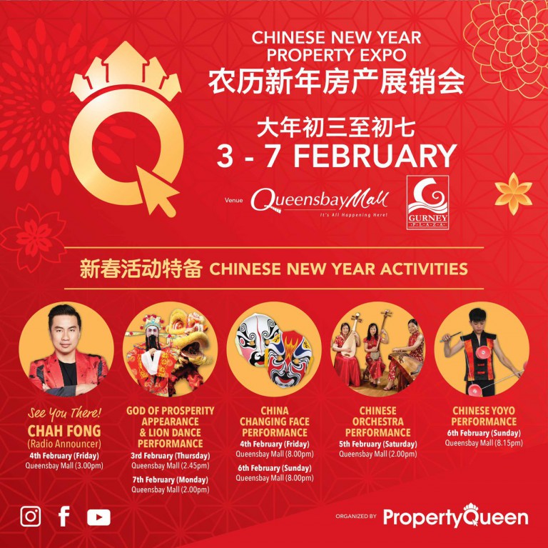 CNY property expo at Queensbay Mall and Gurney Plaza