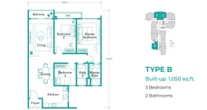 sunway-dora-floor-plan-type-b