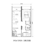 Bayan-Suite-Layout-Plan-592sf