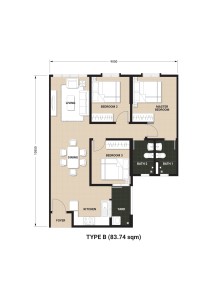 Floor plan (Type B)