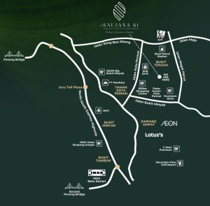 saujana-61-location-map