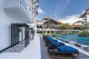 the-bertam-lobby view from pool